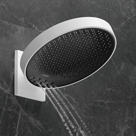 Верхний тропический душ Hansgrohe Rainfinity 3 jet 26234700 белый матовый фото