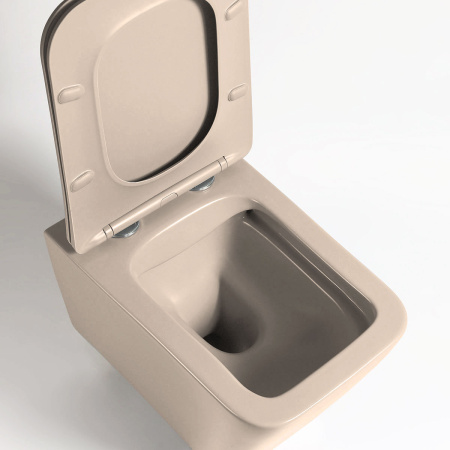 Подвесной унитаз безободковый Vincea Q-Line VT1-12MC с сиденьем фото