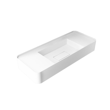 Раковина Vincea Solid Surface VWB-6S380MW 100x40 белая матовая фото