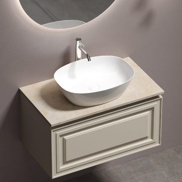 Тумба под раковину Sancos Very VR80CE Beige Soft фото