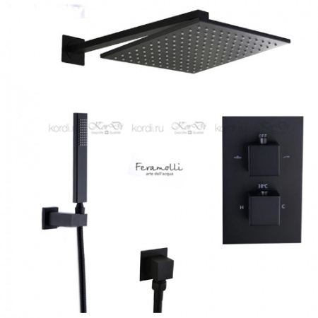 Душевая система скрытого монтажа Feramolli Thermo BL715-12 фото
