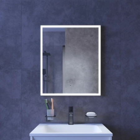 Зеркало с подсветкой и термообогревом Iddis Slide SLI6000i98 60x70 фото