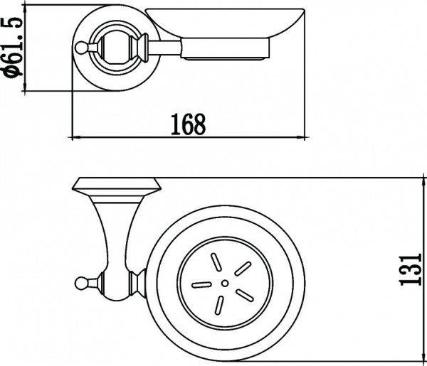 Мыльница настенная Savol 69 S-006959 фото