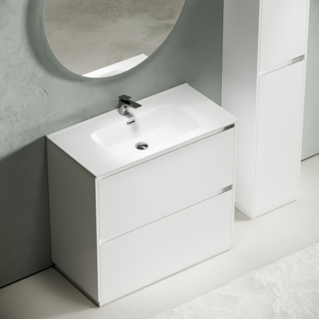 Тумба под раковину Sancos Libra Floor LB90FW белая фото