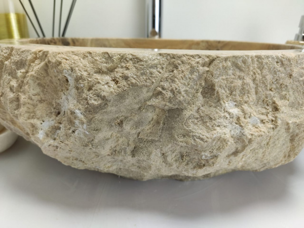 Накладная раковина из оникса Indo Erozy brown EO-00419 фото