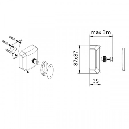 Веревка бельевая Fixsen Hotel FX-31025 фото