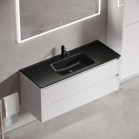 Тумба под раковину Sancos Libra LB120-1W белая фото