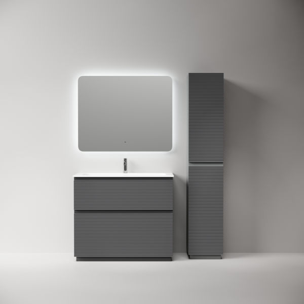 Тумба под раковину Sancos Folk Floor FL100FGS Grey soft фото