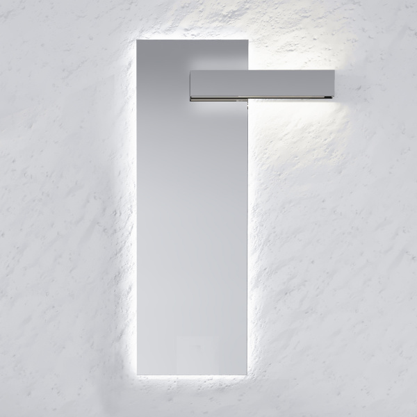 Зеркало со светильником Raval Forest Fost.02.120/W/RL 40 см фото