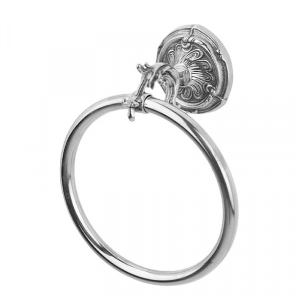 Полотенцедержатель Art&Max Barocco AM-1783-Cr серебро фото