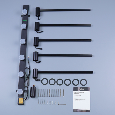 Электрический полотенцесушитель Abber Charme AH4005MB черный матовый фото