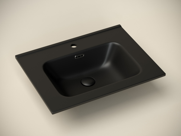 Раковина Ceramica Nova Element CN7001MB 61x46 черная матовая фото