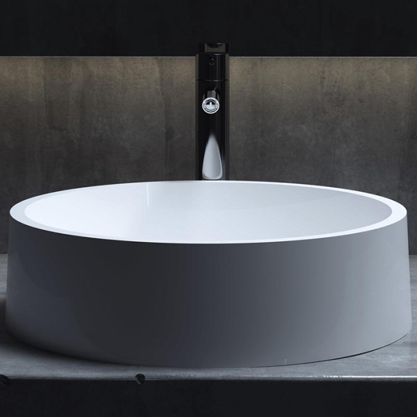 Накладная раковина Salini Gloria 1102201M 44x44 белая матовая фото