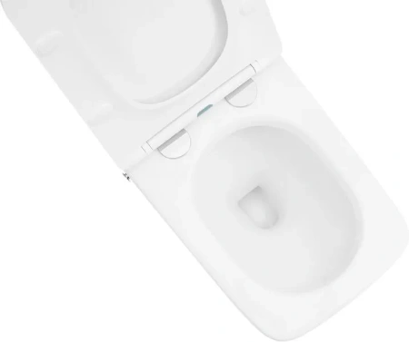Унитаз приставной с импульсным смывом Abber Rechteck AC1213P с сиденьем микролифт фото