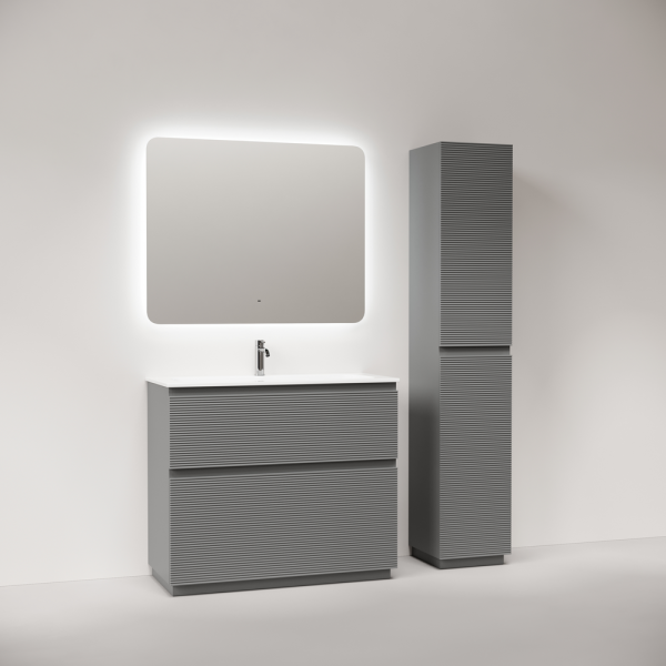 Тумба под раковину Sancos Folk Floor FL100FES Ergraut soft фото