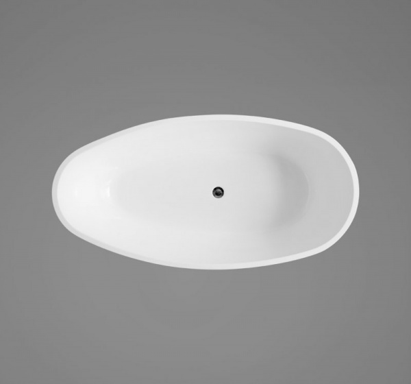 Акриловая ванна BelBagno BB42-1700-PERL 170х85 на ножках фото