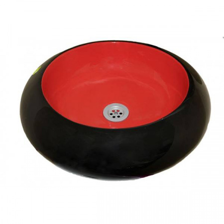 Накладная раковина Laguraty 3246 black/red фото