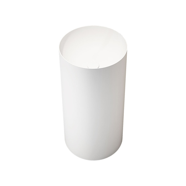 Напольная раковина Vincea Solid Surface VBS-6SP01MW 40x40 белая матовая фото