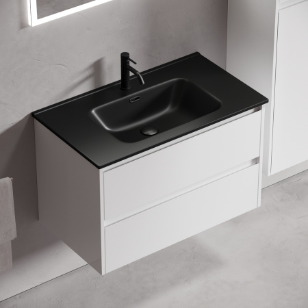 Тумба под раковину Sancos Libra LB80W белая фото