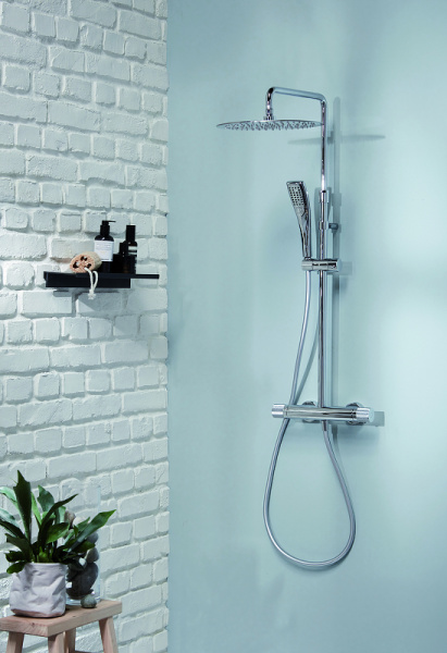 Душевая система (стойка) с термостатом Jacob Delafon Rivoli E26587-CP фото
