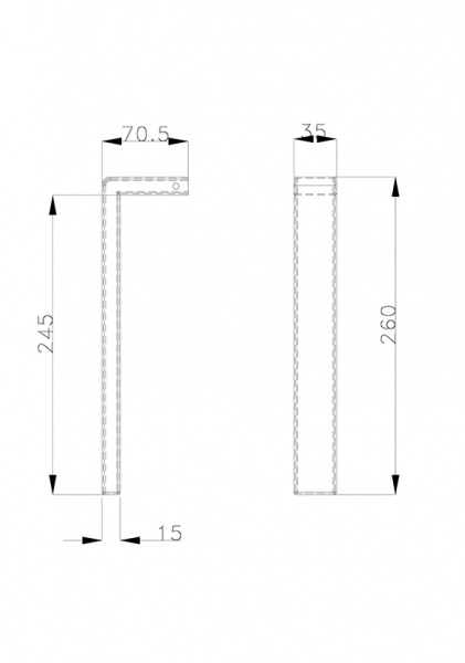 Полотенцедержатель AltroBagno Aperto 081306 Cr фото