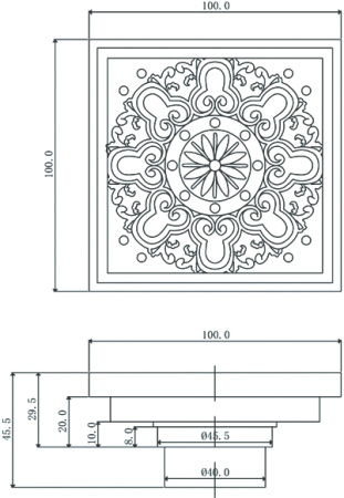 Душевой трап Veragio Canyon VR.CAN-2017.BR фото