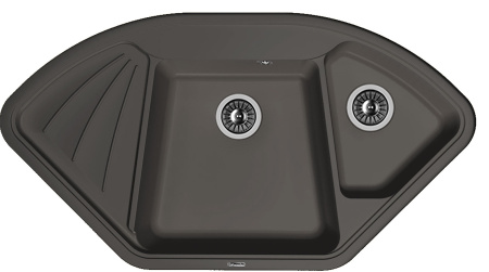 Кухонная мойка КАПРИ Florentina 20.185.J1060 антрацит фото