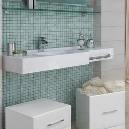 Подвесная раковина Акватон Отель 127 1A70113WOT01L фото