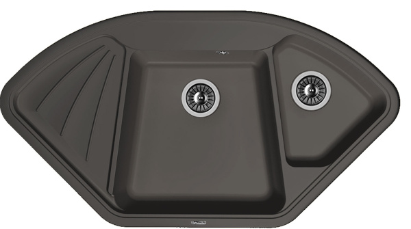Кухонная мойка КАПРИ Florentina 20.185.J1060 антрацит фото