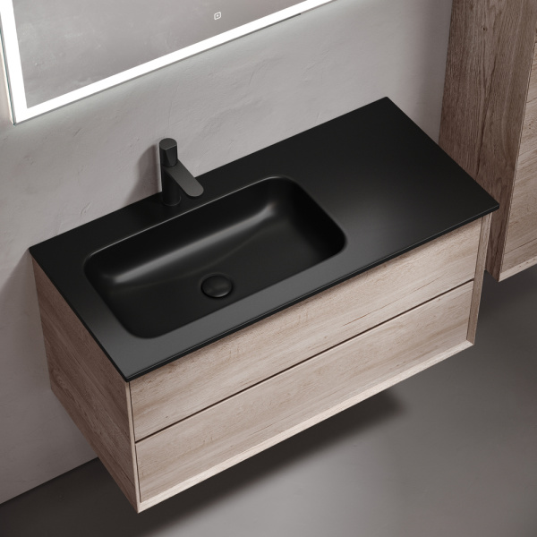 Тумба под раковину Sancos Marmi 2.0 MR2.0100LEG дуб галифакс натуральный фото