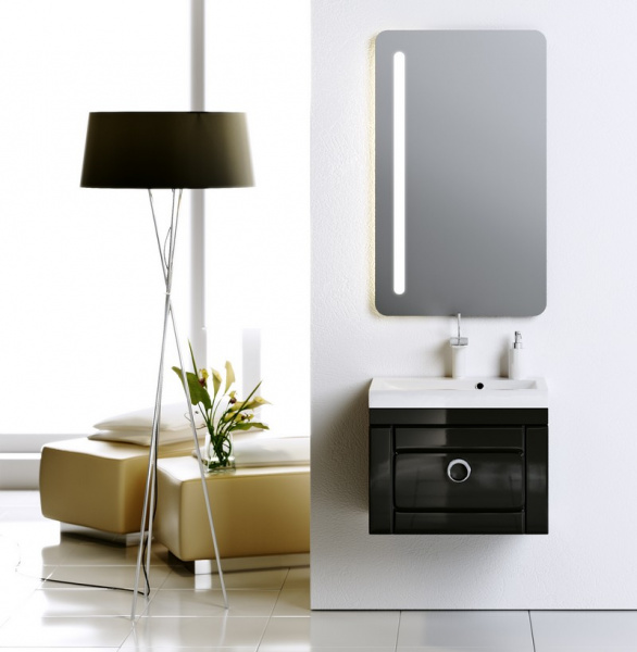 Тумба с раковиной Aqwella 5 Stars Infinity 60 Inf.01.06/001/BLK фото