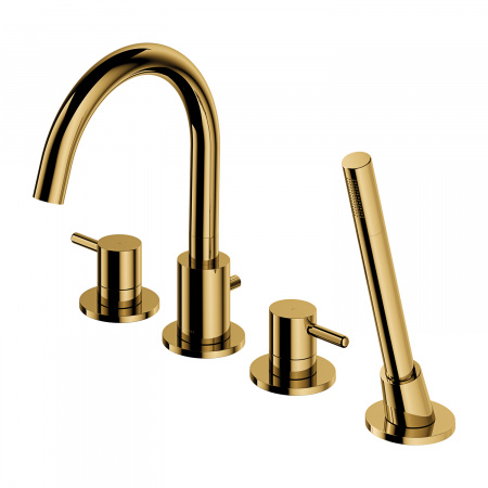 Смеситель на борт ванны Omnires Y Y1232GL золото фото