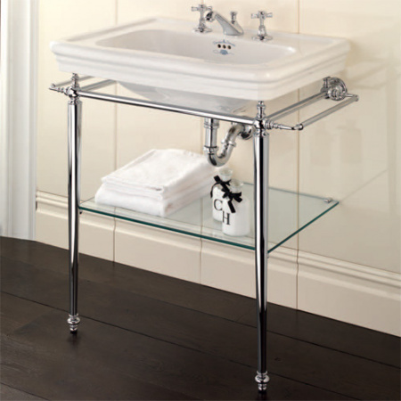 Консоль с раковино Devon & Devon Colette DEETOILECR+IBLG1FET фото