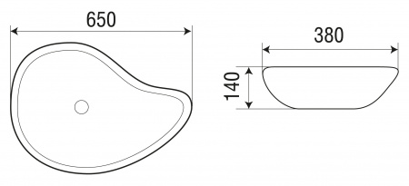 Накладная раковина WeltWassaer Elbach ELBACH 1090 фото