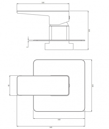 Cмеситель для душа Omnires Parma PM7445CRB белый/хром фото
