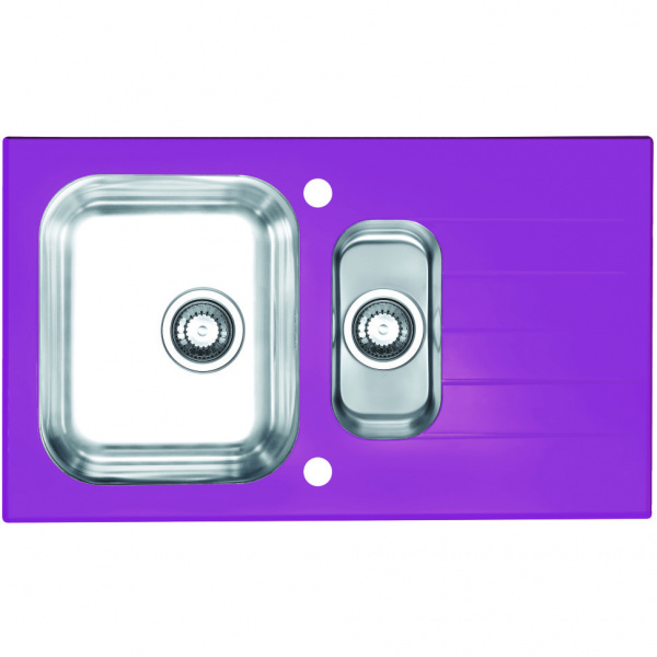 Мойка для кухни Alveus Glassix 20 фиолетовый фото