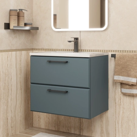 Тумба под раковину Uperwood Foster 60 TFosterNEW60g серый графит фото