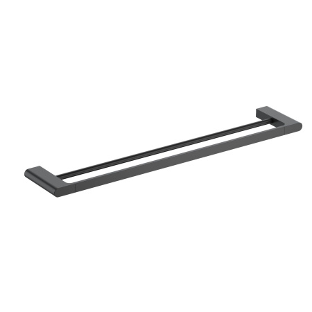 Полотенцедержатель двойной Timo Luiro 18456/03 черный матовый фото