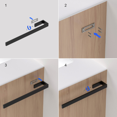 Полотенцедержатель Timo Petruma 15251/00 Хром фото