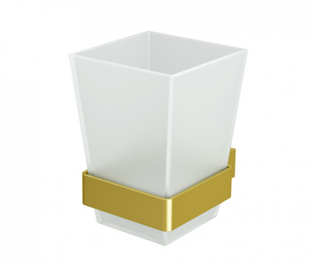 Стакан для зубных щеток WasserKRAFT Sauer K-7928 глянцевое золото фото