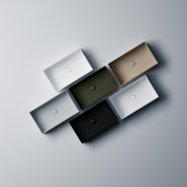 Накладная раковина Abber Rechteck Rechteck AC2220 60x36 белая глянцевая фото