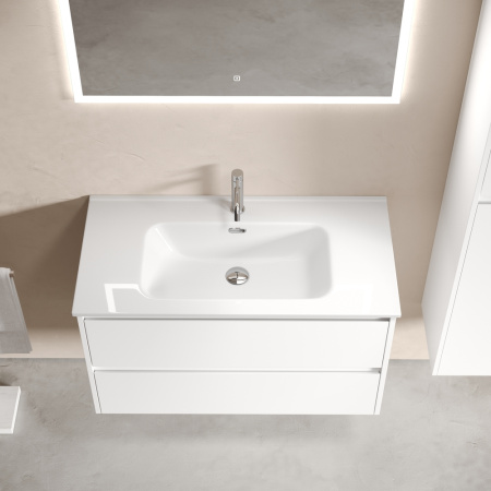 Тумба под раковину Sancos Libra LB90W белая фото