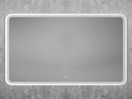 Зеркало с подсветкой Art&Max Genova AM-Gen-1200-800-DS-F-White120x80 фото