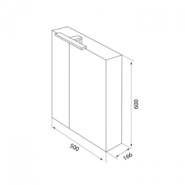 Зеркало-шкаф Iddis New Mirro NMIR502i99 фото