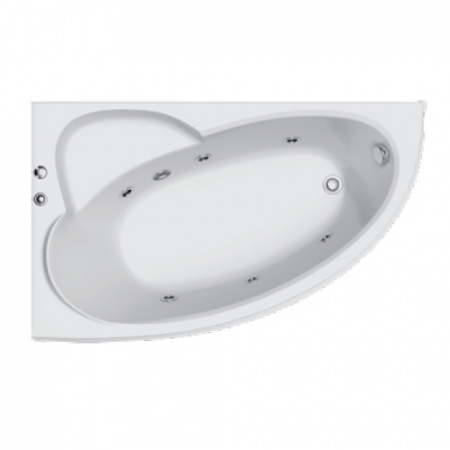 Ванна акриловая с гидромассажем Bas Сагра 160х100 L фото