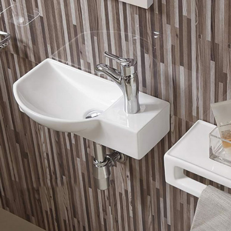 Мини-раковина CeramaLux N 7947BL 45х24 фото