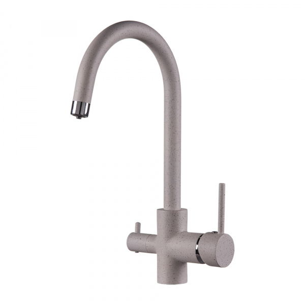 Смеситель для кухни кухни с фильтром для воды Rossinka Z35-28-White фото