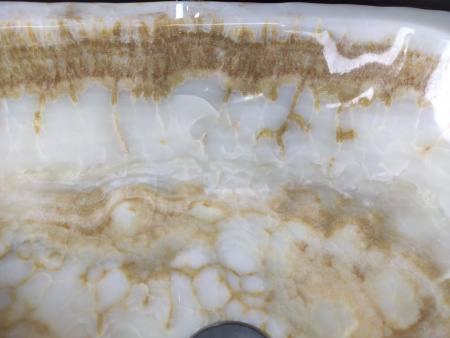 Раковина из оникса Indo Erozy Green XL EO-00057 фото