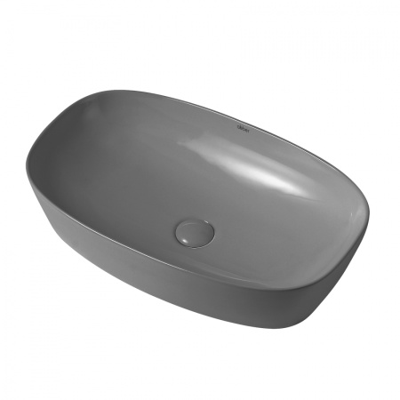 Накладная раковина Abber Rechteck AC2206MG 60x39 серая матовая фото