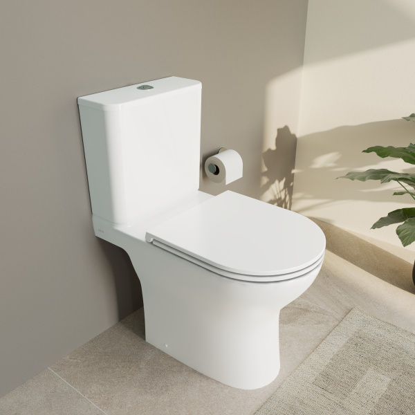 Унитаз напольный со смывом торнадо VitrA M50 9889B003-7200 сиденьем фото